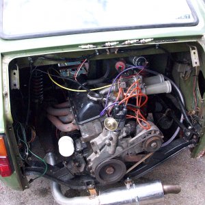 SIMCA 1294cc Rallye 2 engine transplant