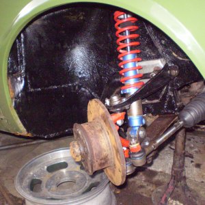 SIMCA 1000 front suspension on 133