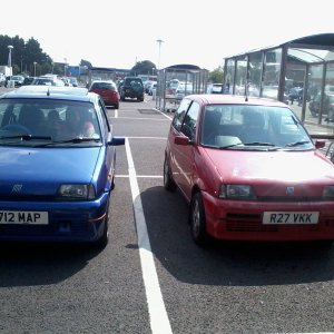 Cinqs together at Tesco's