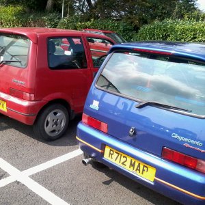 Cinqs together at Tesco's
